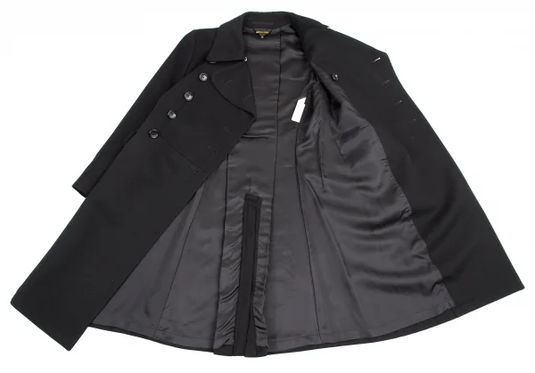 コムデギャルソンCOMME des GARCONS カシミヤ混ウールダブルブレスト