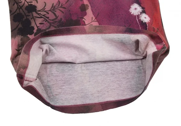 ポールスミスプラスPaul+ フローラルバックロゴプリントTシャツ 赤ピンクM K-115414_007