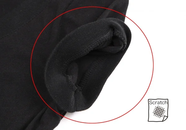 ヴィヴィアンタムVIVIENNETAM フラワーコサージュ装飾Tシャツ 黒0 K-115418_004