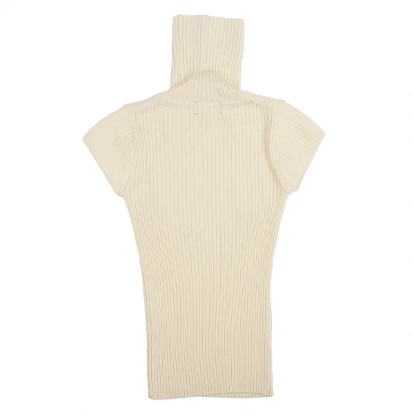 ヴィヴィアンウエストウッド レッドレーベルVivienne Westwood Red Label フレンチスリーブタートルネックリブニットセーター クリーム2 K-115423_010