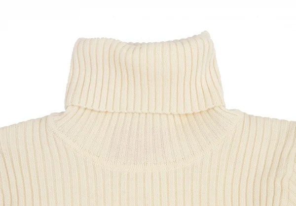 ヴィヴィアンウエストウッド レッドレーベルVivienne Westwood Red Label フレンチスリーブタートルネックリブニットセーター クリーム2 K-115423_003