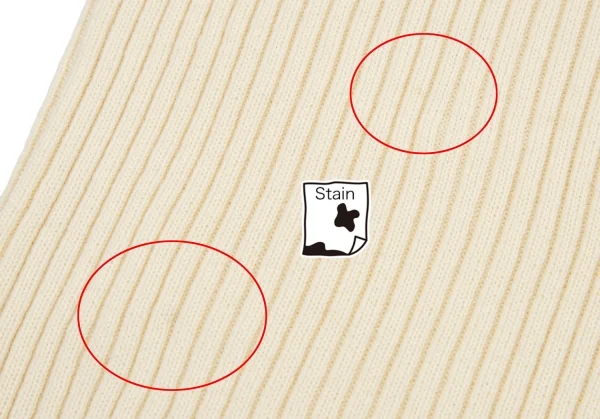 ヴィヴィアンウエストウッド レッドレーベルVivienne Westwood Red Label フレンチスリーブタートルネックリブニットセーター クリーム2 K-115423_008