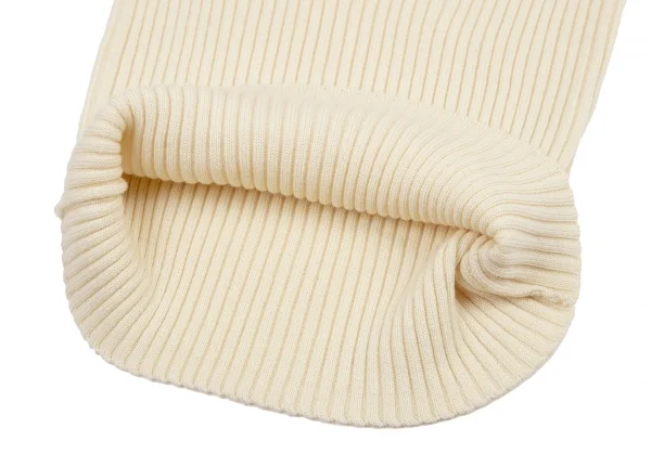 ヴィヴィアンウエストウッド レッドレーベルVivienne Westwood Red Label フレンチスリーブタートルネックリブニットセーター クリーム2 K-115423_009