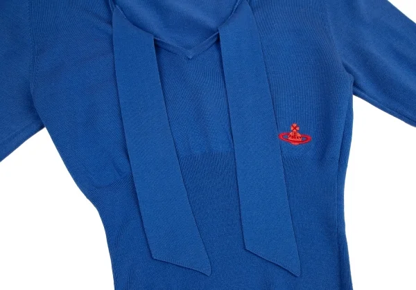 ヴィヴィアンウエストウッド　オーブ刺繍 アンゴラモヘアニット　ゴールドレーベル ヴィヴィアンウエストウッド オーブ刺繍 アンゴラモヘアニット