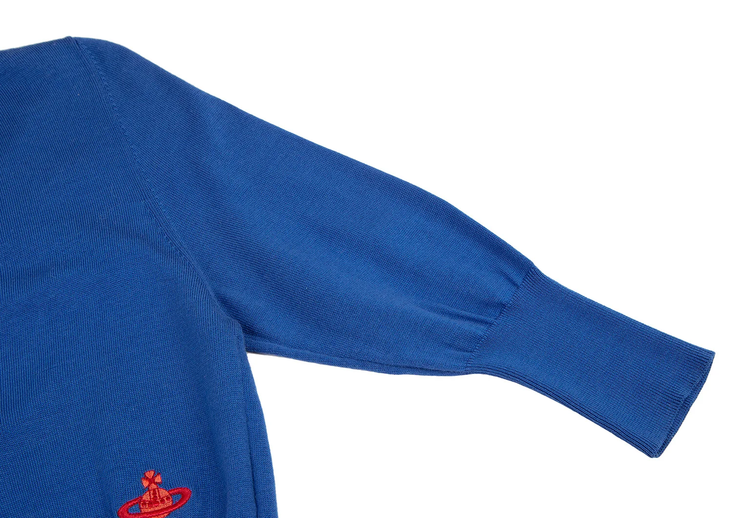 Vivienne Westwood RED LABEL ニット（ブルー系） Vivienne Westwood Red Label Knot Design V Neck Knit Sweater