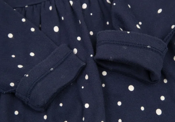 ソニアリキエルSONIA RYKIEL インサイドアウトドットワンピース 紺M K-115476_010