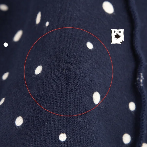 ソニアリキエルSONIA RYKIEL インサイドアウトドットワンピース 紺M K-115476_012