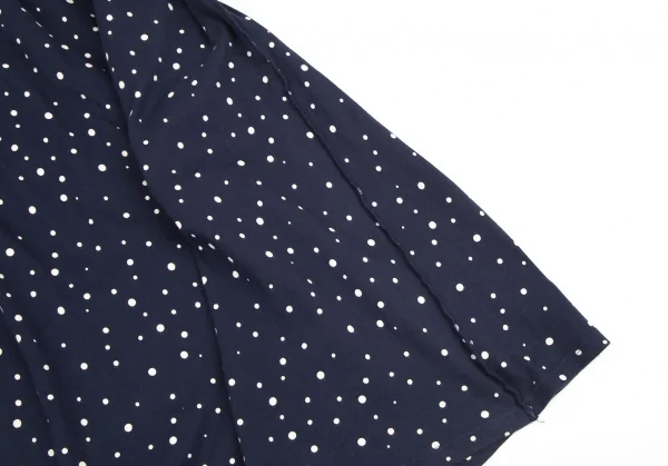 ソニアリキエルSONIA RYKIEL インサイドアウトドットワンピース 紺M K-115476_013