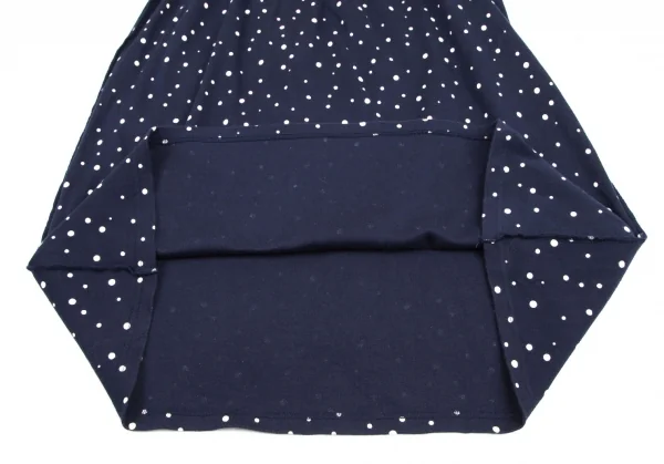 ソニアリキエルSONIA RYKIEL インサイドアウトドットワンピース 紺M K-115476_014