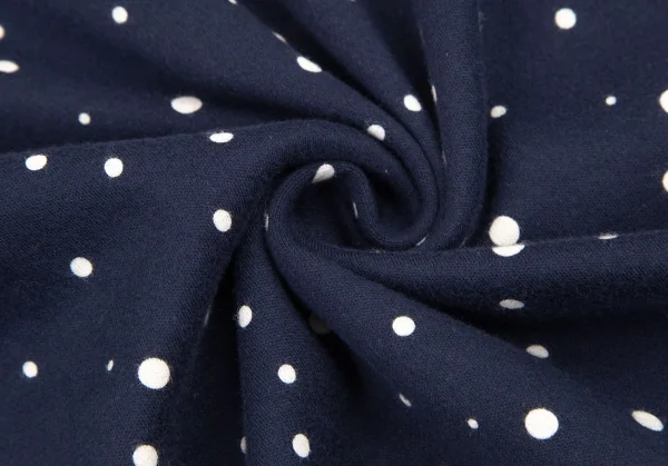 ソニアリキエルSONIA RYKIEL インサイドアウトドットワンピース 紺M K-115476_017