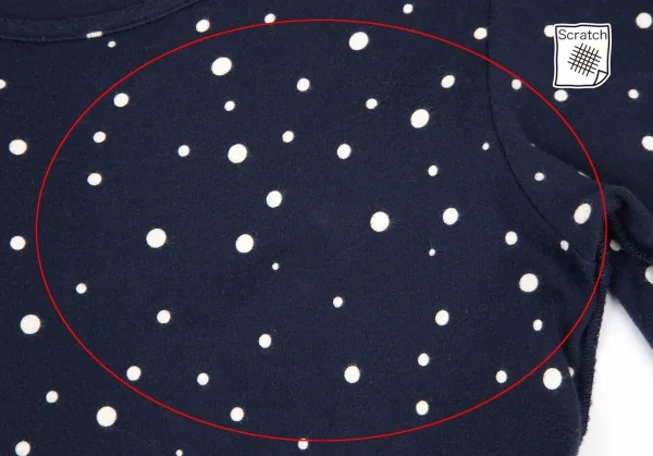 ソニアリキエルSONIA RYKIEL インサイドアウトドットワンピース 紺M K-115476_004