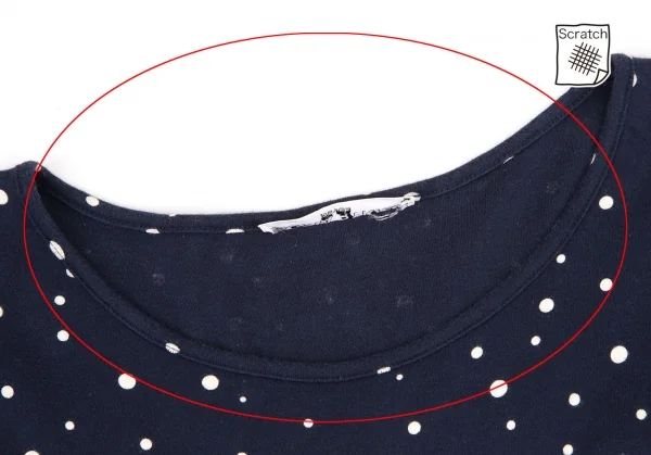 ソニアリキエルSONIA RYKIEL インサイドアウトドットワンピース 紺M K-115476_006