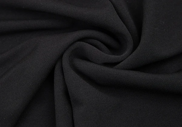 ダナキャランDKNY EENTIAL レーヨンポリ7分袖Vネックカットソー 黒S K-115477_009