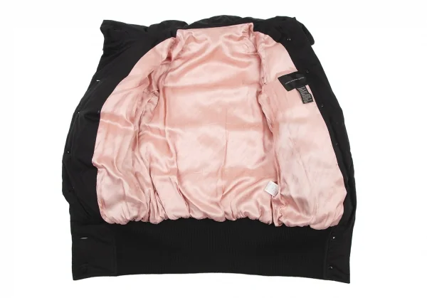 ダブルスタンダードクロージングDOUBLE STANDARD CLOTHING ギャザーネックダウンコート 黒M位 K-115484_013