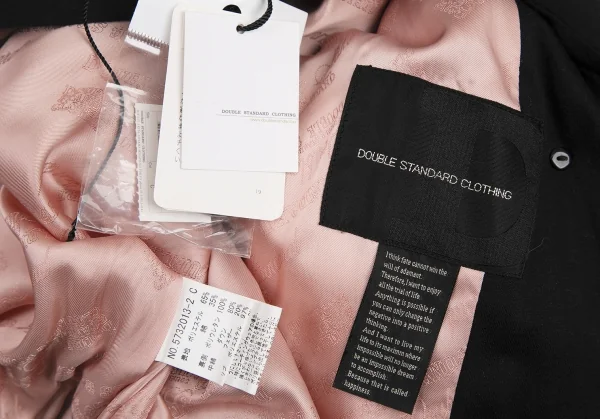 ダブルスタンダードクロージングDOUBLE STANDARD CLOTHING ギャザーネックダウンコート 黒M位 K-115484_017