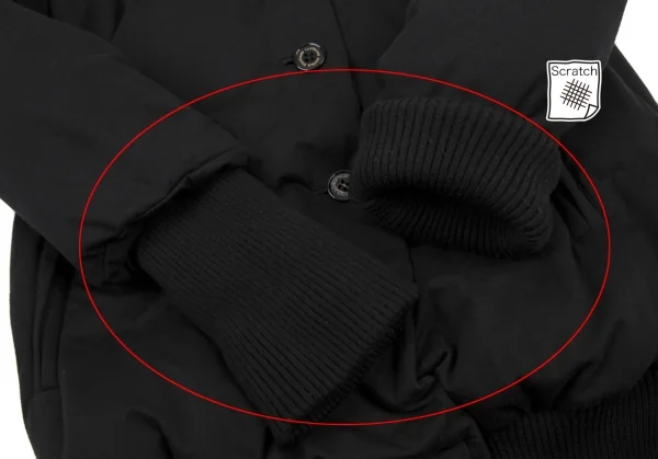 ダブルスタンダードクロージングDOUBLE STANDARD CLOTHING ギャザーネックダウンコート 黒M位 K-115484_009