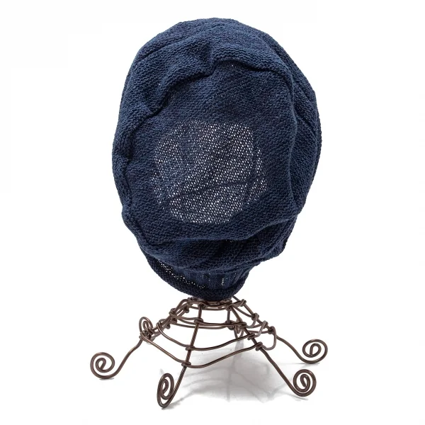 カシラCA4LA コットンニットキャップ 紺 K-115485_004