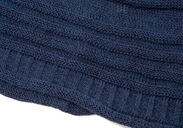 カシラCA4LA コットンニットキャップ 紺 K-115485_006