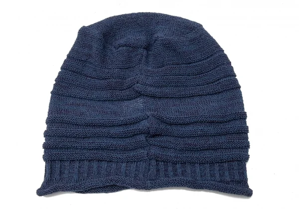カシラCA4LA コットンニットキャップ 紺 K-115485_007