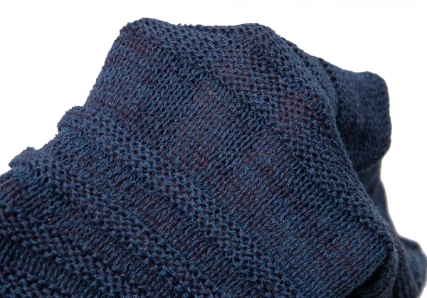 カシラCA4LA コットンニットキャップ 紺 K-115485_008