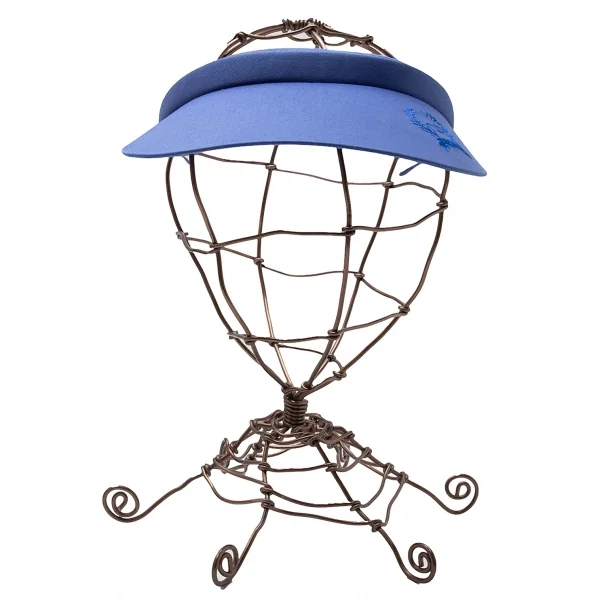 クリスチャンディオールスポーツChristian Dior SPORTS ロゴ刺繍サンバイザー 青 K-115487_002