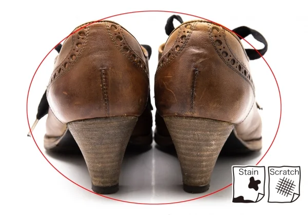 トゥーアンドコーTO&CO. レザーヒールウイングチップシューズ 茶37(24cm位) K-115503_011