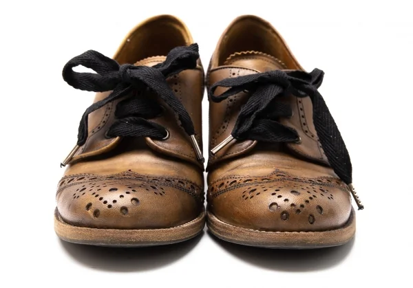 トゥーアンドコーTO&CO. レザーヒールウイングチップシューズ 茶37(24cm位) K-115503_004