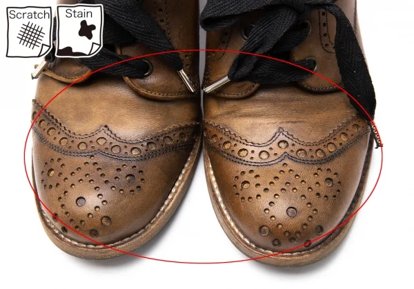 トゥーアンドコーTO&CO. レザーヒールウイングチップシューズ 茶37(24cm位) K-115503_005