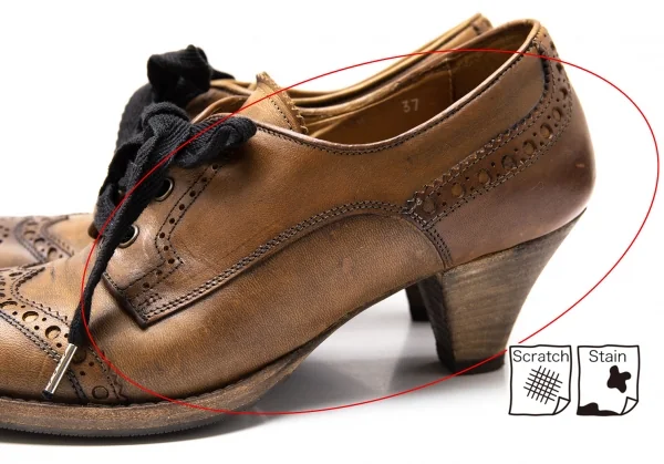 トゥーアンドコーTO&CO. レザーヒールウイングチップシューズ 茶37(24cm位) K-115503_007