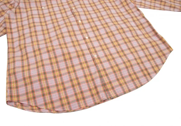 Papas Cotton Check Sleeve Switching Long Sleeve Shirt K-115520_010