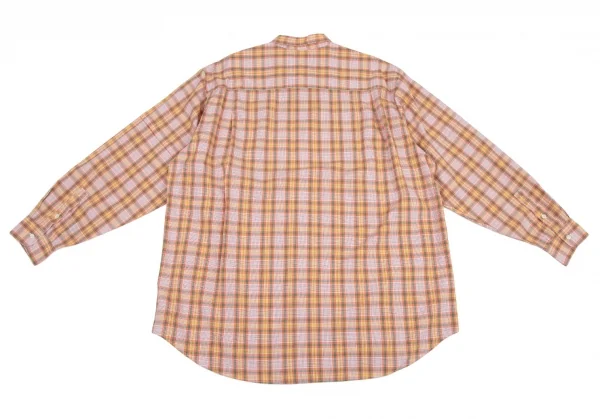 Papas Cotton Check Sleeve Switching Long Sleeve Shirt K-115520_012