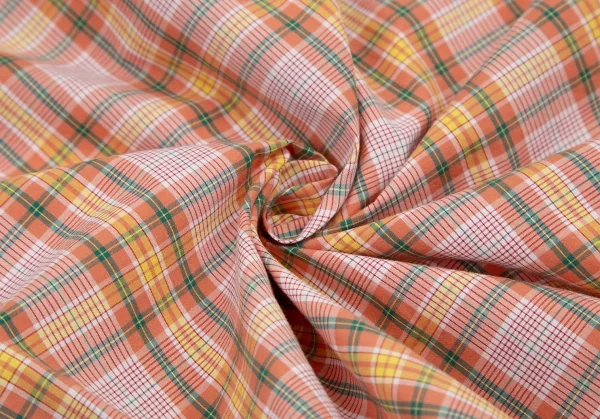 Papas Cotton Check Sleeve Switching Long Sleeve Shirt K-115520_014