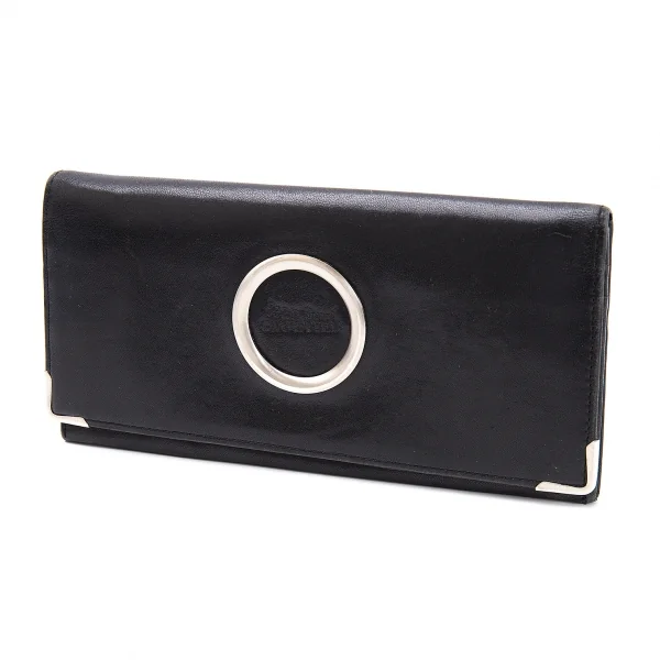 ジャンポールゴルチエJean Paul GAULTIER ビッグアイレットレザー長財布 黒 K-115526_001