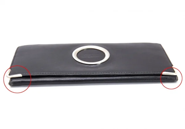 ジャンポールゴルチエJean Paul GAULTIER ビッグアイレットレザー長財布 黒 K-115526_011