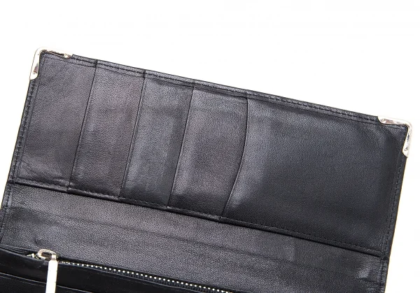ジャンポールゴルチエJean Paul GAULTIER ビッグアイレットレザー長財布 黒 K-115526_015