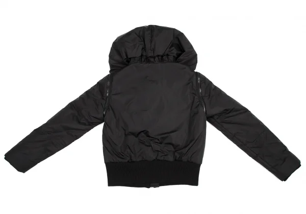 ヴィクター＆ロルフVIKTOR&ROLF 袖着脱ビッグカラー中綿ジャケット 黒40 K-115533_015