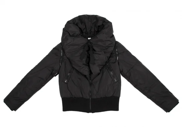 ヴィクター＆ロルフVIKTOR&ROLF 袖着脱ビッグカラー中綿ジャケット 黒40 K-115533_002