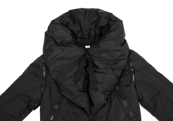 ヴィクター＆ロルフVIKTOR&ROLF 袖着脱ビッグカラー中綿ジャケット 黒40 K-115533_003