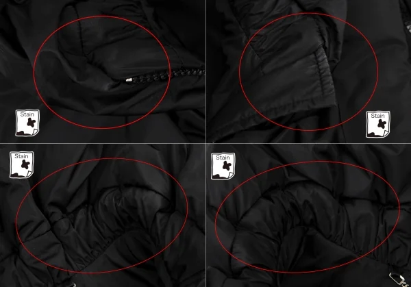 ヴィクター＆ロルフVIKTOR&ROLF 袖着脱ビッグカラー中綿ジャケット 黒40 K-115533_006