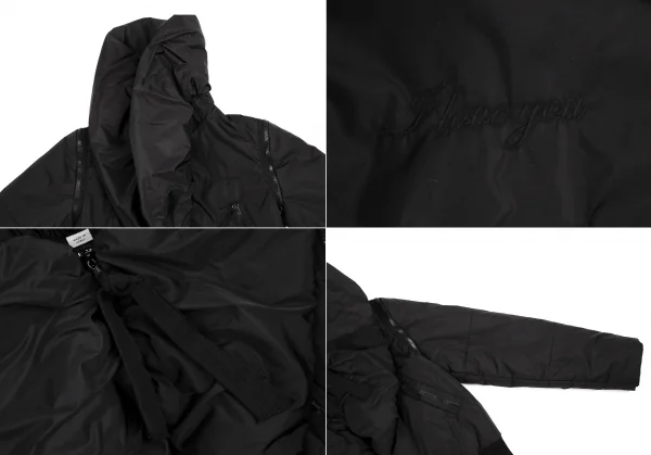 ヴィクター＆ロルフVIKTOR&ROLF 袖着脱ビッグカラー中綿ジャケット 黒40 K-115533_007