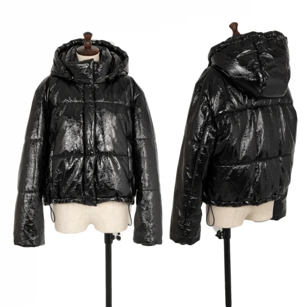 エムエスジーエムMSGM パテントダウンジャケット 黒38 K-115534_001