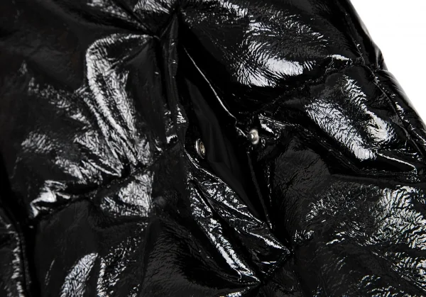 エムエスジーエムMSGM パテントダウンジャケット 黒38 K-115534_014