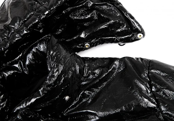 エムエスジーエムMSGM パテントダウンジャケット 黒38 K-115534_007