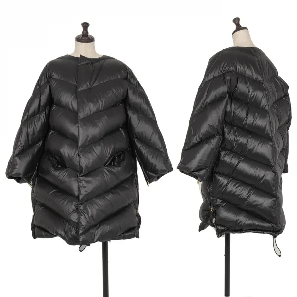 TOGA ARCHIVES Collarless Down Coat Black 36 K-115535_001