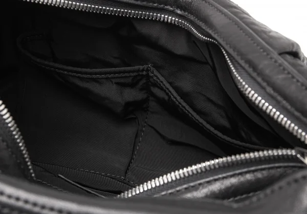 アレキサンダーワンALEXANDER WANG ボトムスタッズシュリンクレザーショルダーバッグ 黒 K-115536_017