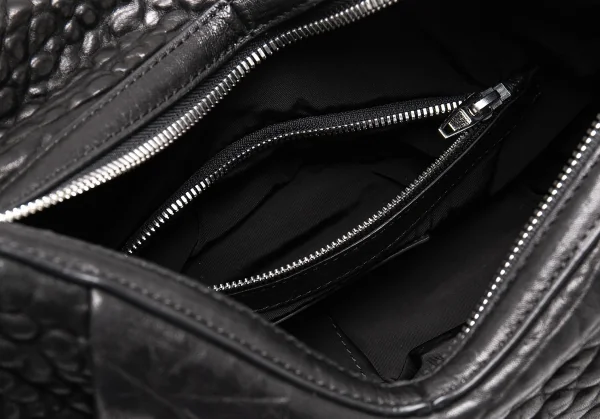 アレキサンダーワンALEXANDER WANG ボトムスタッズシュリンクレザーショルダーバッグ 黒 K-115536_018
