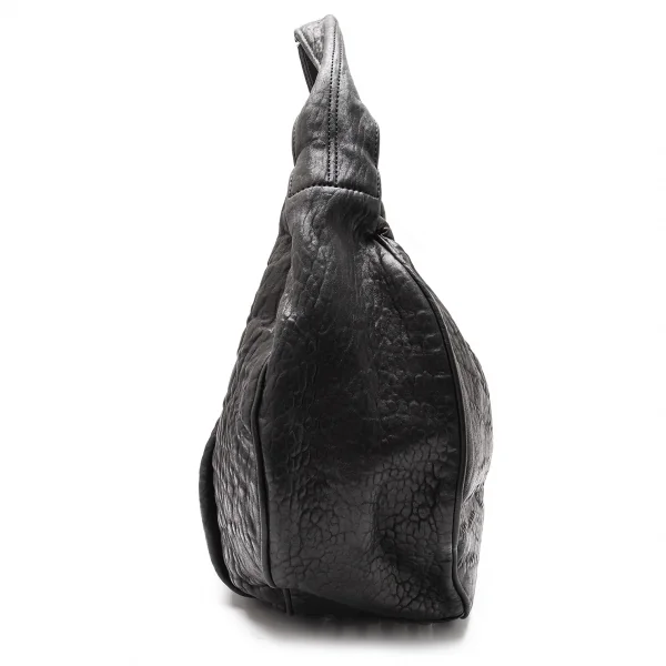 アレキサンダーワンALEXANDER WANG ボトムスタッズシュリンクレザーショルダーバッグ 黒 K-115536_003