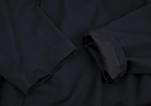 ワイズY's ウールドレープボタンレスコート 紺M位 K-115547_006