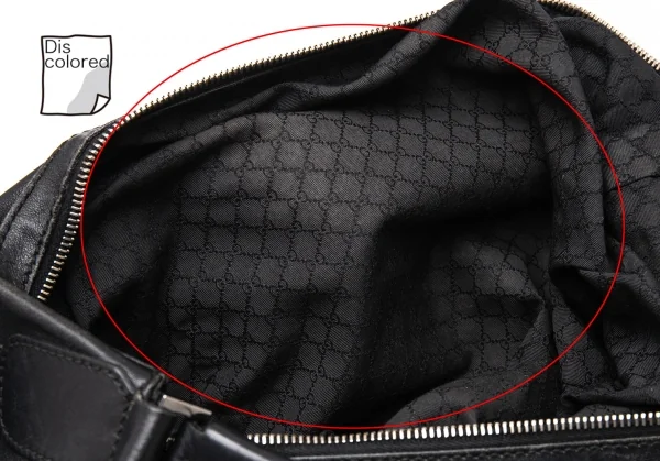 グッチGUCCI レザーワンショルダーバッグ 黒 K-115555_017