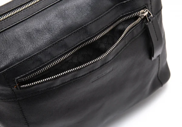 グッチGUCCI レザーワンショルダーバッグ 黒 K-115555_009
